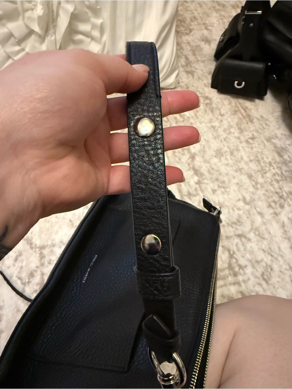 Rebecca Minkoff Darren Top Zip Crossbody Bag - Picture 8 of 9